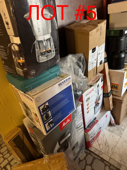 МИКС ЛОТОВЕ/ПАЛЕТА с Електроуреди и Стоки за Дома от AMAZON + ОПИС!