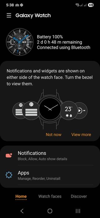 Продавам смарт часовник Samsung Galaxy Watch 42mm Rose Gold SM-R810