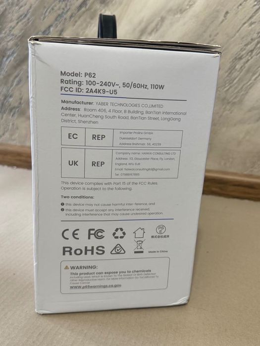 Видео прожектор WIMIUS  P62 WiFi 6 и Bluetooth 5.2, 500 ANSI 4K