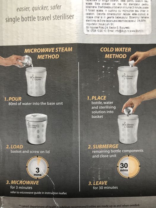 Sterilizator biberoane Tommee Tippee