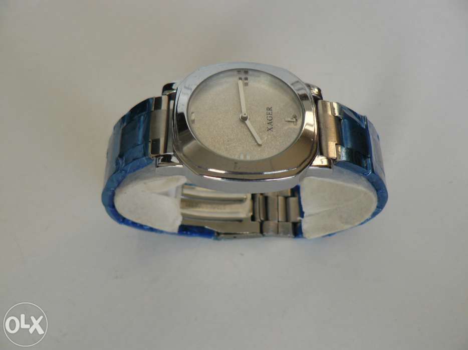 Ceas Barbati Cu Bratara Metalica "XAGER" Mecanism Quartz