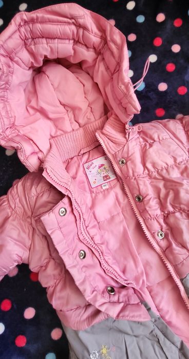 Зимний комбинезон на девочку 68 см