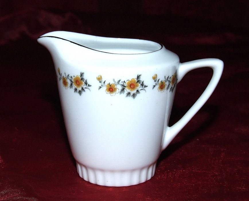 Serviciu de cafea, portelan fin, pictat manual, 15 piese, ABSOLUT NOU