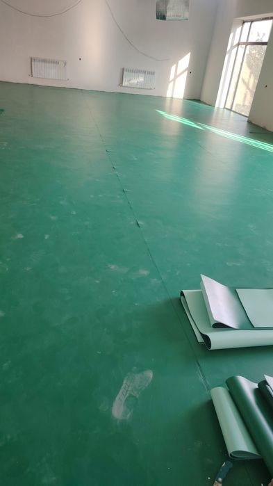 Монтаж линолеум работа