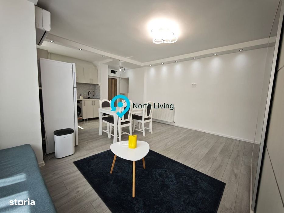 Studio decomandat 45 mp | Modern | Gară de Nord | Mobilat