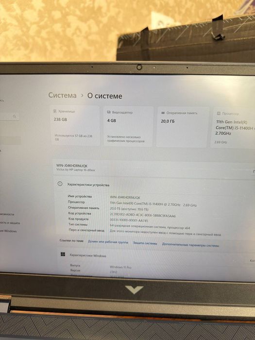 Victus GAMiNG i5 11avlod operativka 20gb noutbuk notebook ноутбук