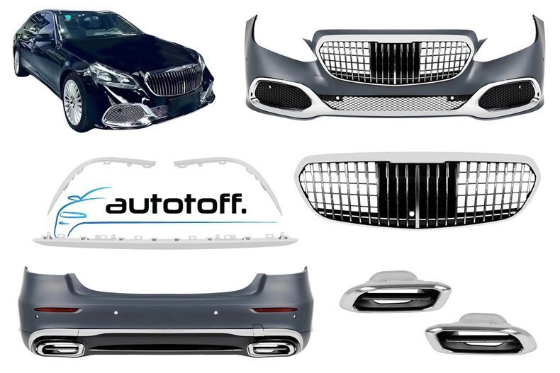 Body kit compatibil cu Mercedes E-Class W212 Facelift (13-16) Conversie la W223 MBH