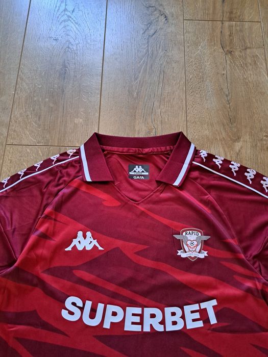Tricou Kappa Rapid București 2025-2026 home kit