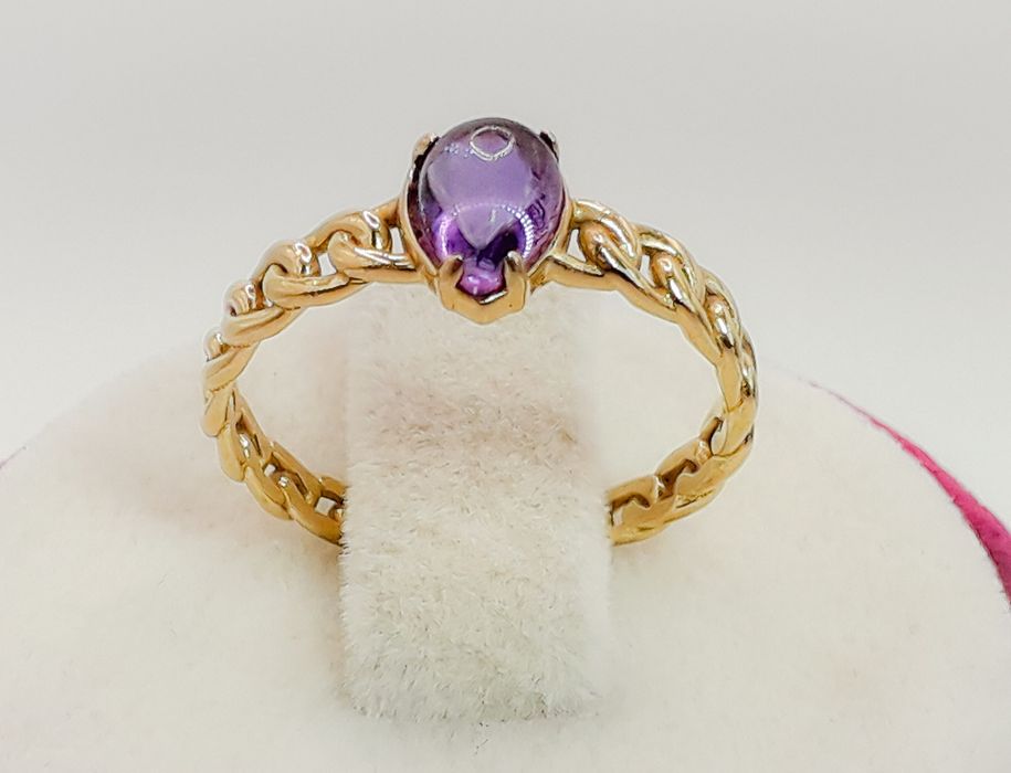 Inel din aur de 14k cu Ametist!