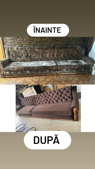 Retapițare pat,canapea,coltar,fotoliu etc