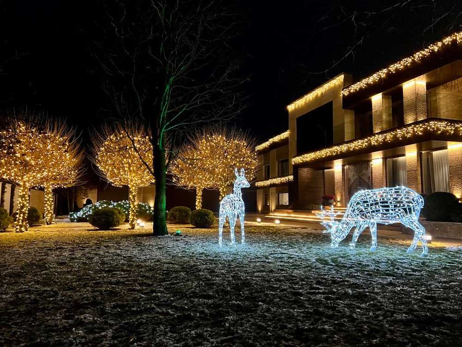 Urs LED gigant 270 cm — figura decorativa metalica | IN STOC