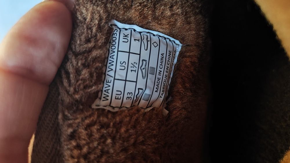 Детски пухени ботушки на Levis