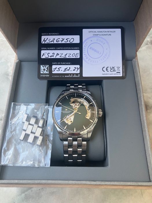 Hamilton Jazzmaster Automatic Open Heart