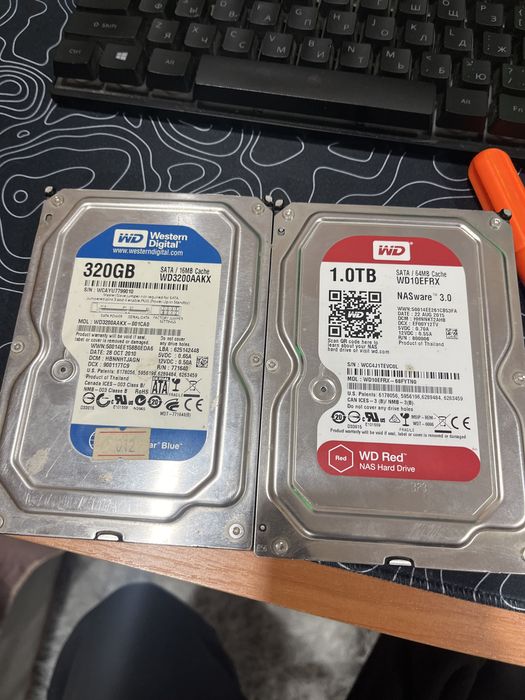 Продам жесткий диск на 1тб и 320гб