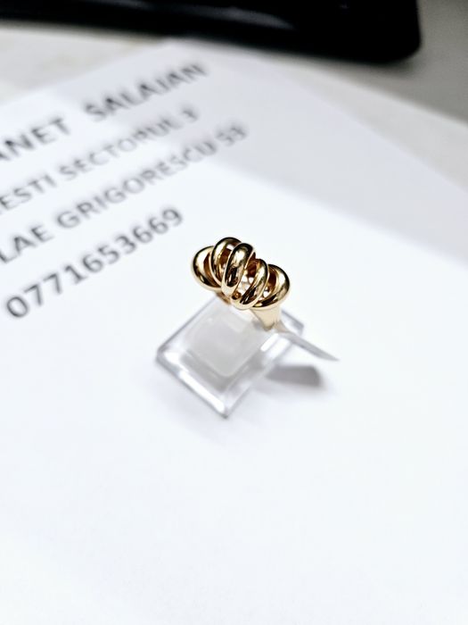 Vand inel dama din aur 14 k 4.49 g cod 519