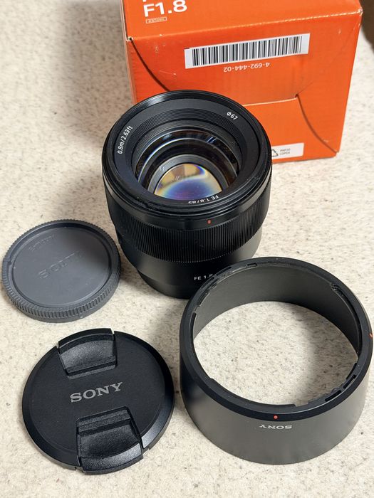 Obiectiv Sony FE 85mm F1.8  Full Frame Nou in cutie