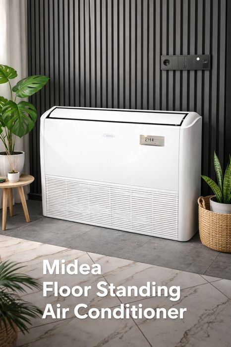 Напольный кондиционер Midea YUKA 24000 BTU. napolniy kansaner Мидеа 24