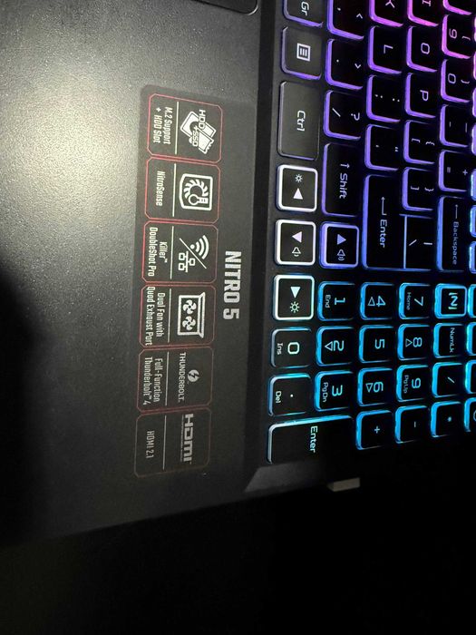 Acer Nitro 5 Gaming RTX4060(8gb) I7-12650H DDR5 16gb