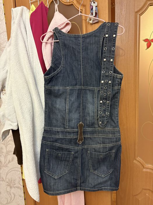 Джинсовый сарафан y2k