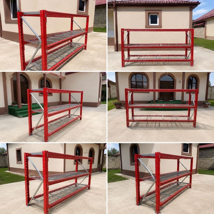 Rafturi metalice pentru depozitarea euro paleți 282x999