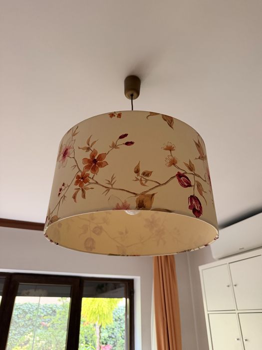 Abajururi Lustre cilindrice Voyage Maison cu imprimeu botanic – 7 bucăți