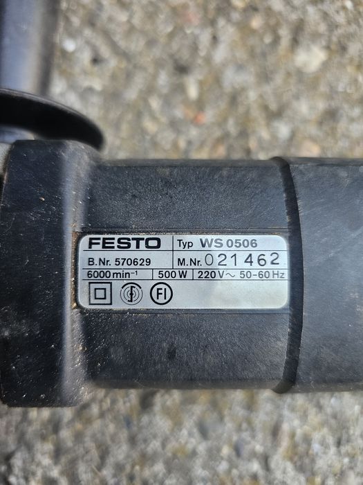 Продавам професионален прав шлайф FESTO WS 0506 – 500W