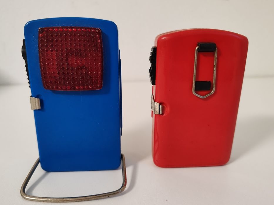 Set 2 lanterne de buzunar metalice retro