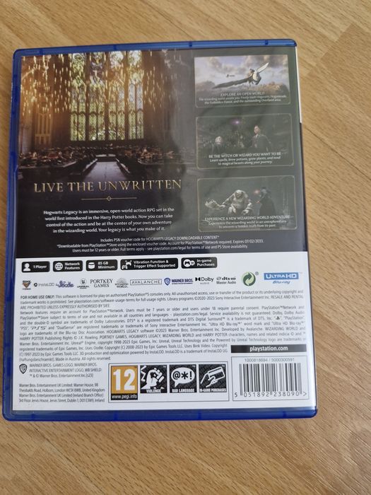 Игра Hogwarts на PS5