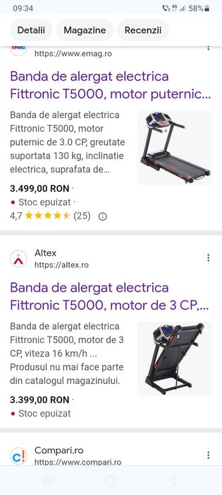 Vand banda de alergat Fittronic T5000