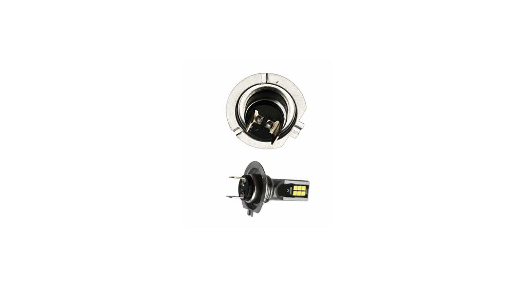 Set 2 Becuri LED H7 60W, 6800 Lumeni, 6000K, 12V-24V – Lumina Alba