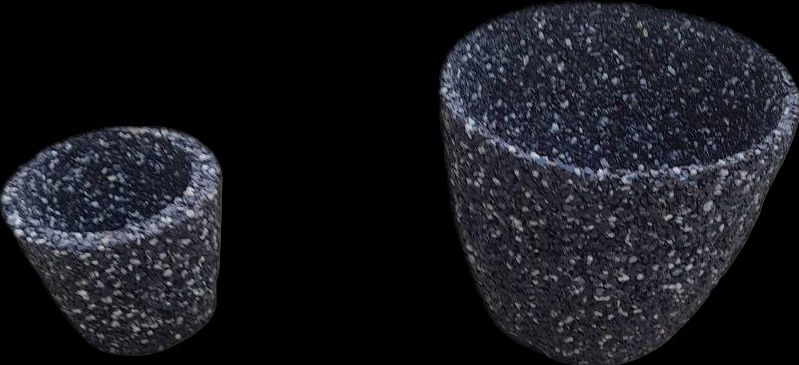 Gul tuvaklar kashpo musor idishlar