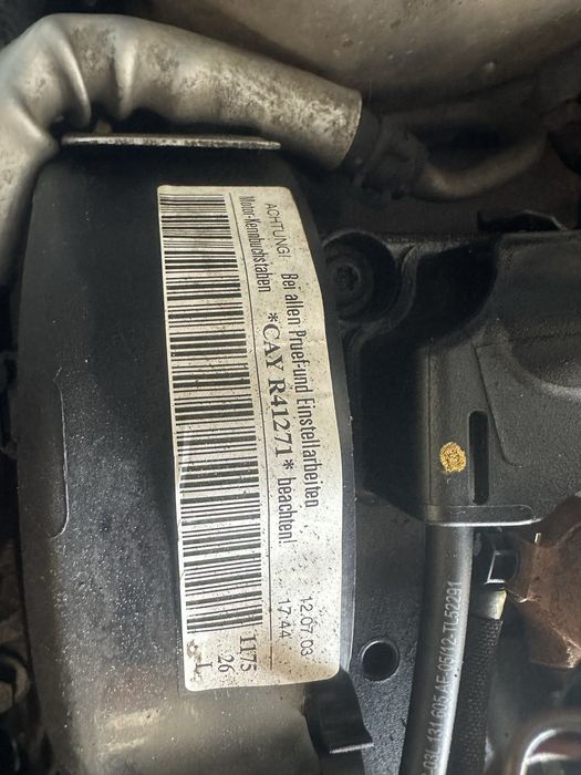 Двигател 1.6тди CAY engine 1.6tdi