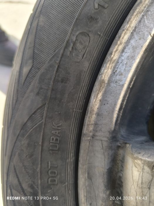 Диск с шинами в сборе на р14 летние