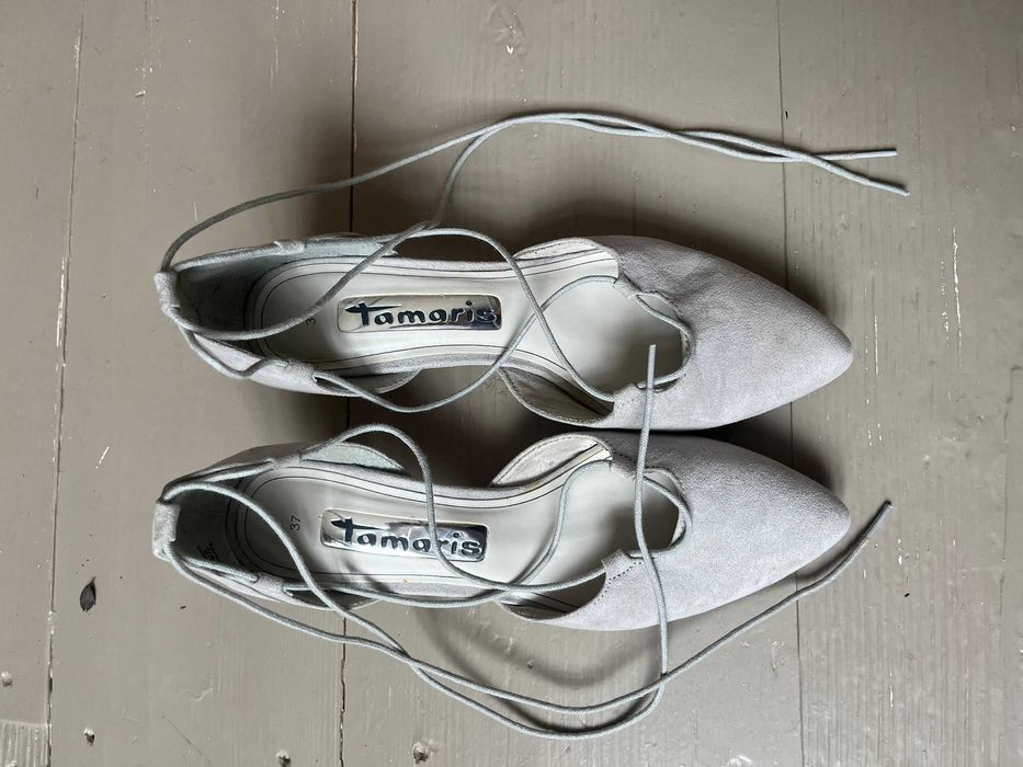 Pantofi Tamaris gri
