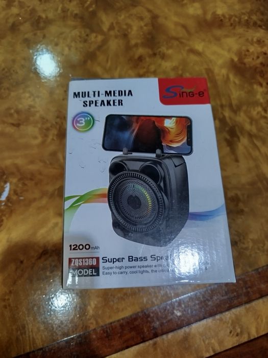 Портативная Bluetooth колонка Sing-e ZQS1360W