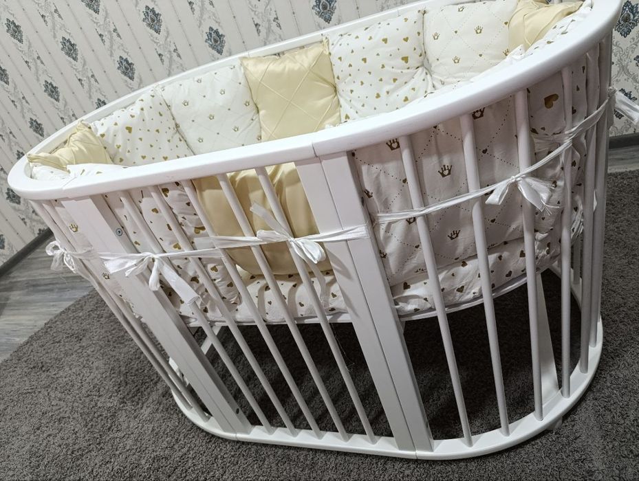 Кроватка трансформер 8 в 1, люлька
