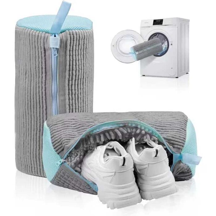 Чанта за пране на обувки с подплатена мрежа, протектор за маратонки