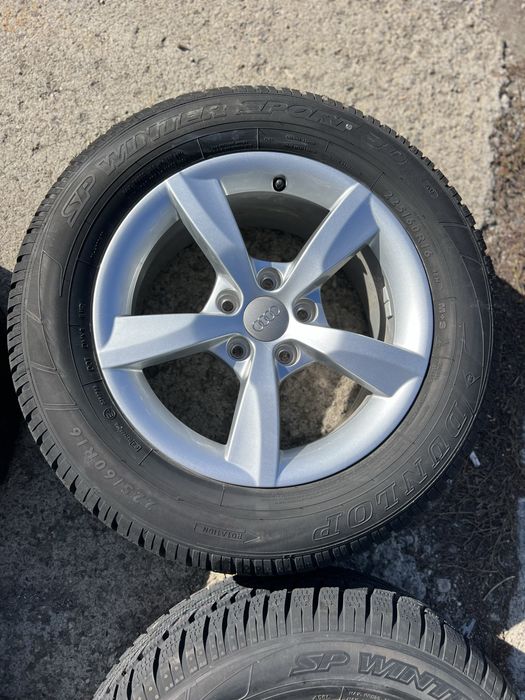 Джанти 16” със ЗИМНИ гуми за Audi  ЧИСТО НОВИ !!цена за всичко