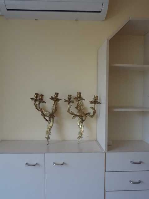 Комлект големи изящни свещници от Виена