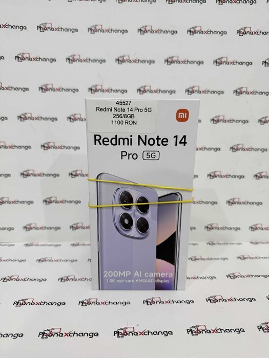 Redmi Note 14 Pro 5G Black 256/8GB Sigilat