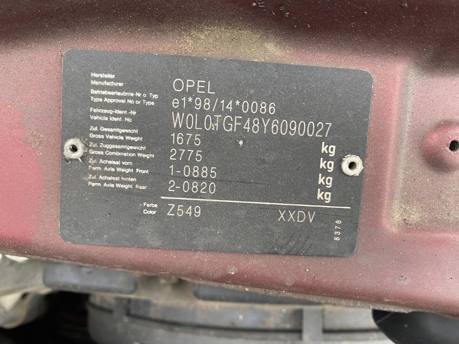 Piese astra g motor 1.6 x16xel