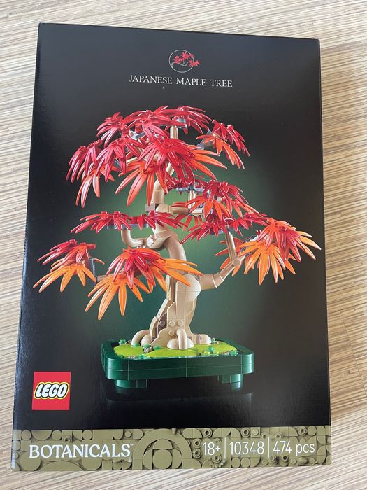 Ново LEGO Botanicals-18+,474 части, Бонзай Червен японски клен (10348)