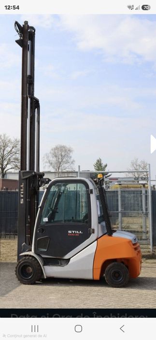 2018 Motostivuitor/Stivuitor Diesel STILL RX70-35 (3.5 Tone) –Doar 6750 Ore | Catarg Triplex | Cabină Încălzită
