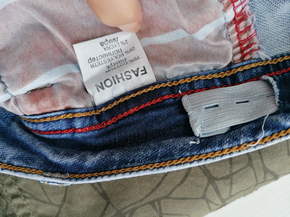 Летни къси дънки еластични размер 12 г.