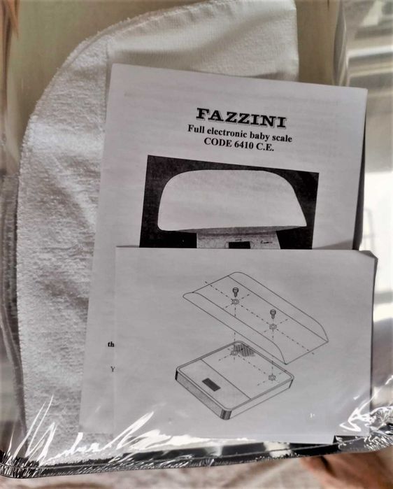 Cantar electronic bebelus, Fazzini (Italia), display digital, sigilat