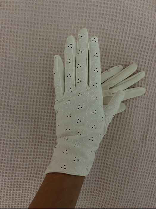 Винтидж памучни дамски ръкавици