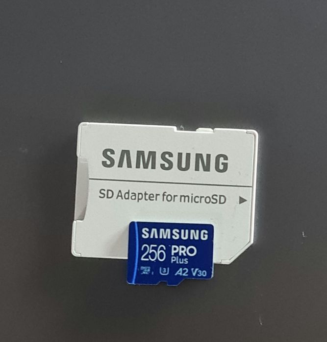 Card microSD Samsung PRO Plus 256 GB + adaptor