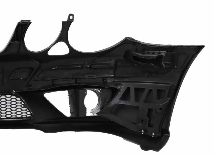 Предна броня за Mercedes W211 E-Class (2006-2009)-AMG с ЛЕД! НА СКЛАД