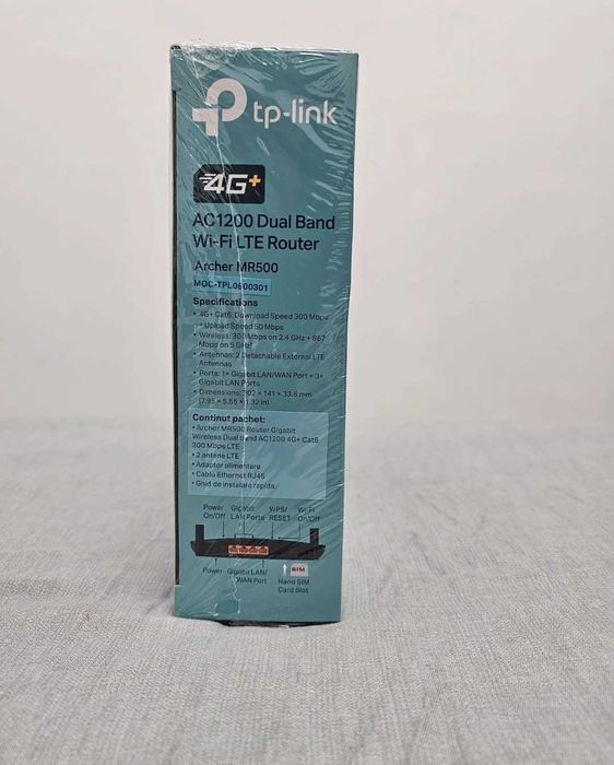 Router 4G+ Tplink dual band, liber de rețea, sigilat