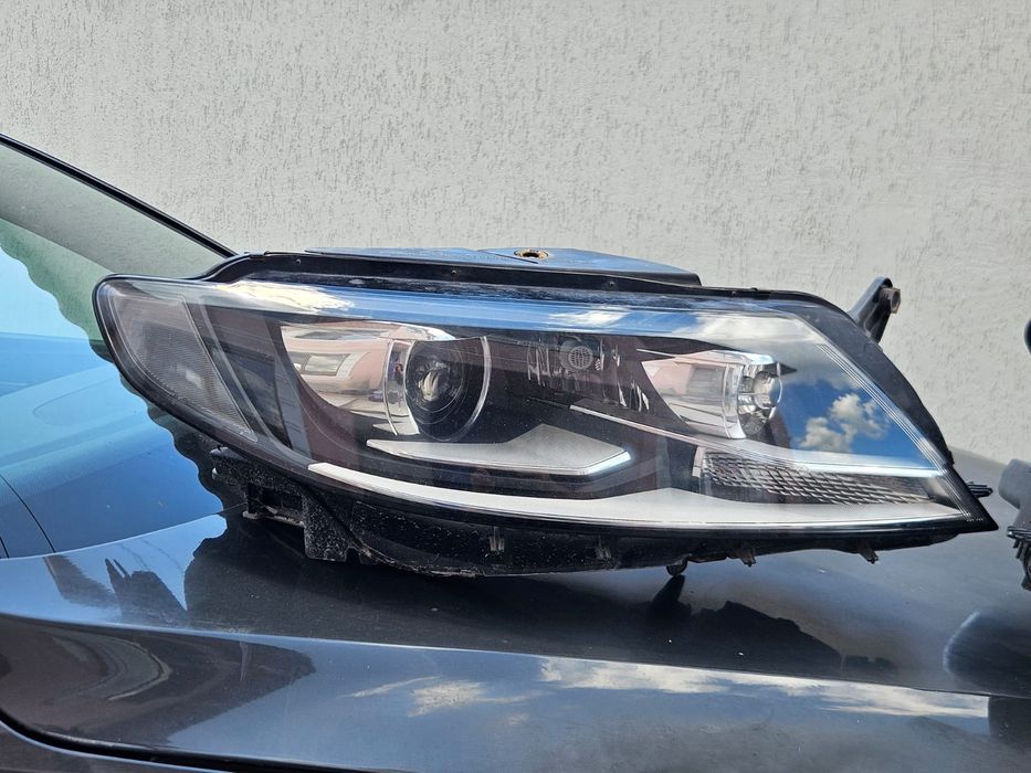 Aripa stanga dreapta vw passat cc facelift 2014 Argintiu culoare LA7W Faruri Droser Balast
